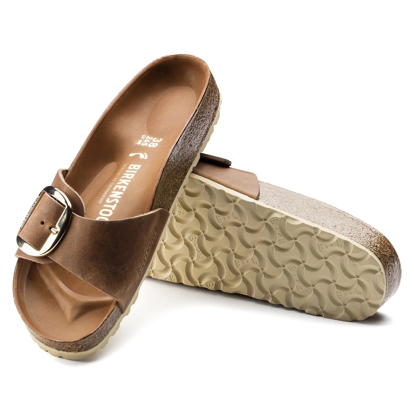 Madrid Big Buckle Oiled Leather