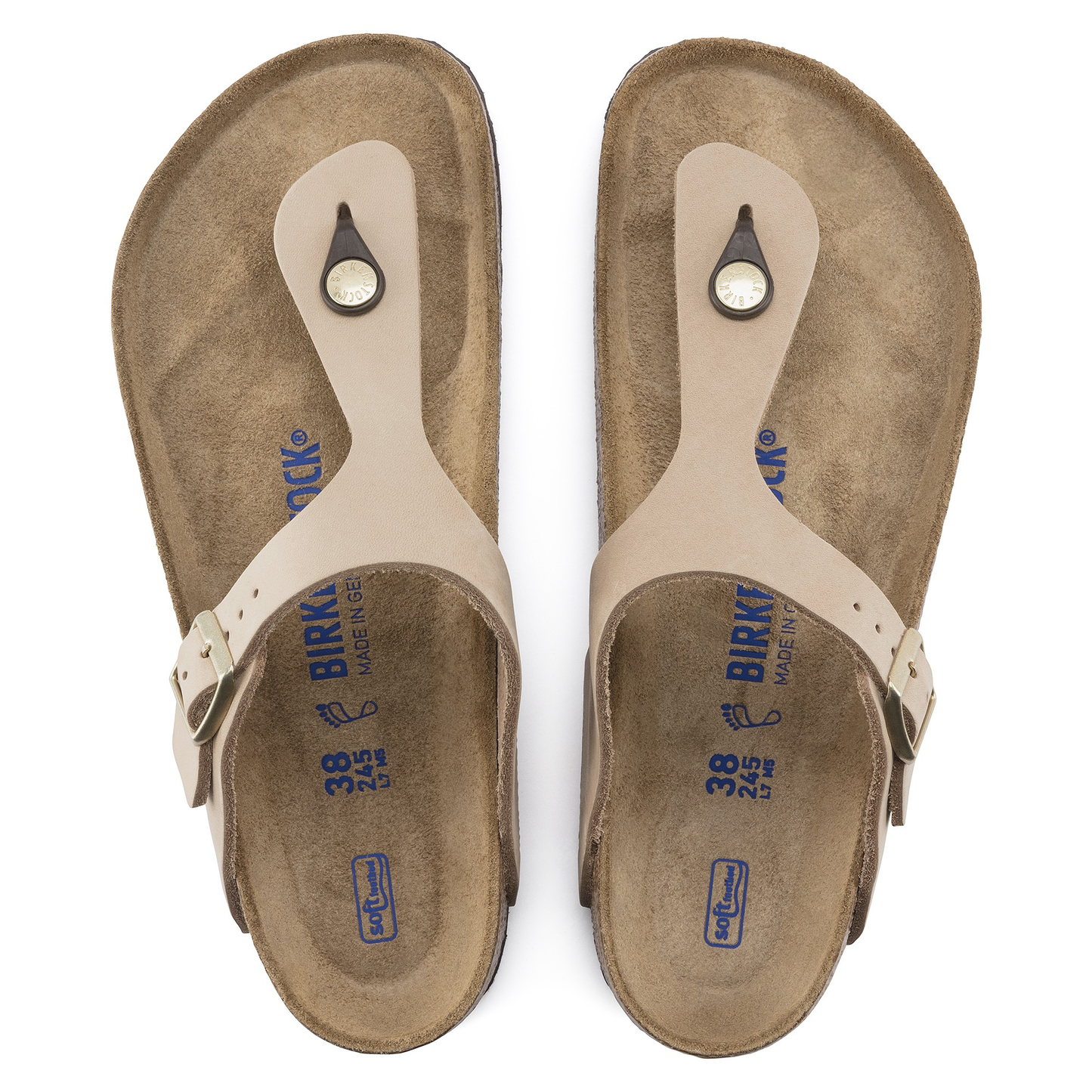 Gizeh Soft Footbed Nubuk Leather