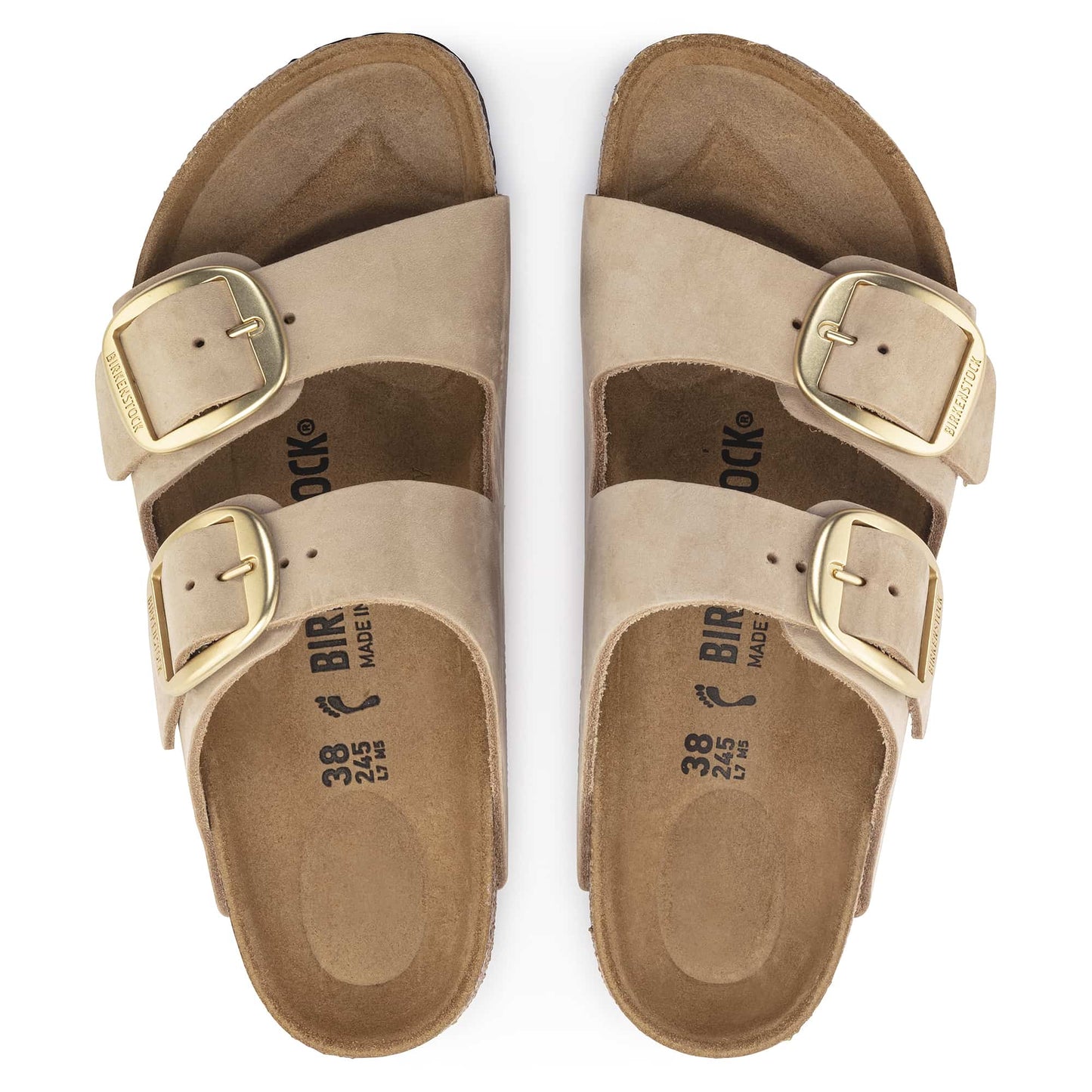 Arizona Big Buckle Nubuck Leather