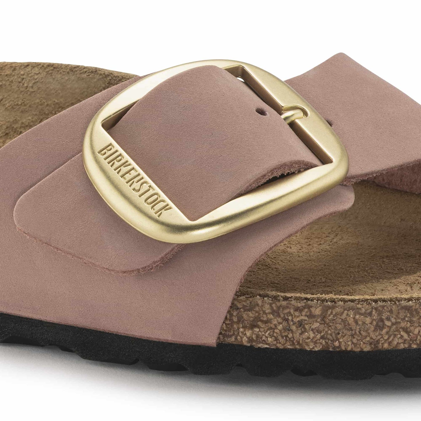 Madrid Big Buckle Nubuck Leather
