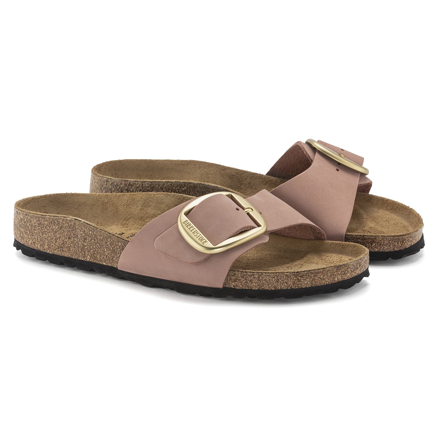 Madrid Big Buckle Nubuck Leather