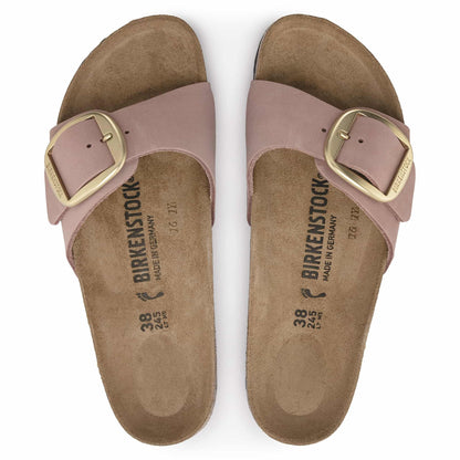 Madrid Big Buckle Nubuck Leather
