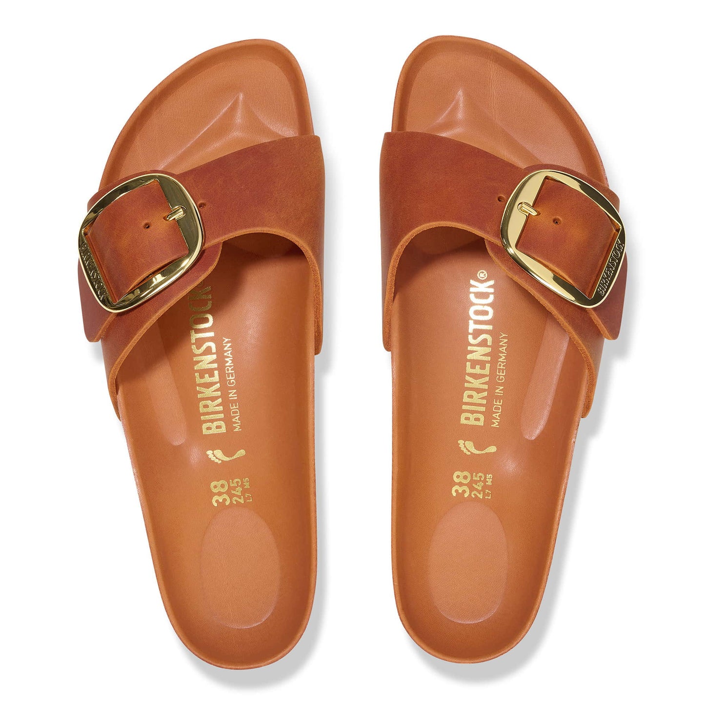 Madrid Big Buckle Oiled Leather