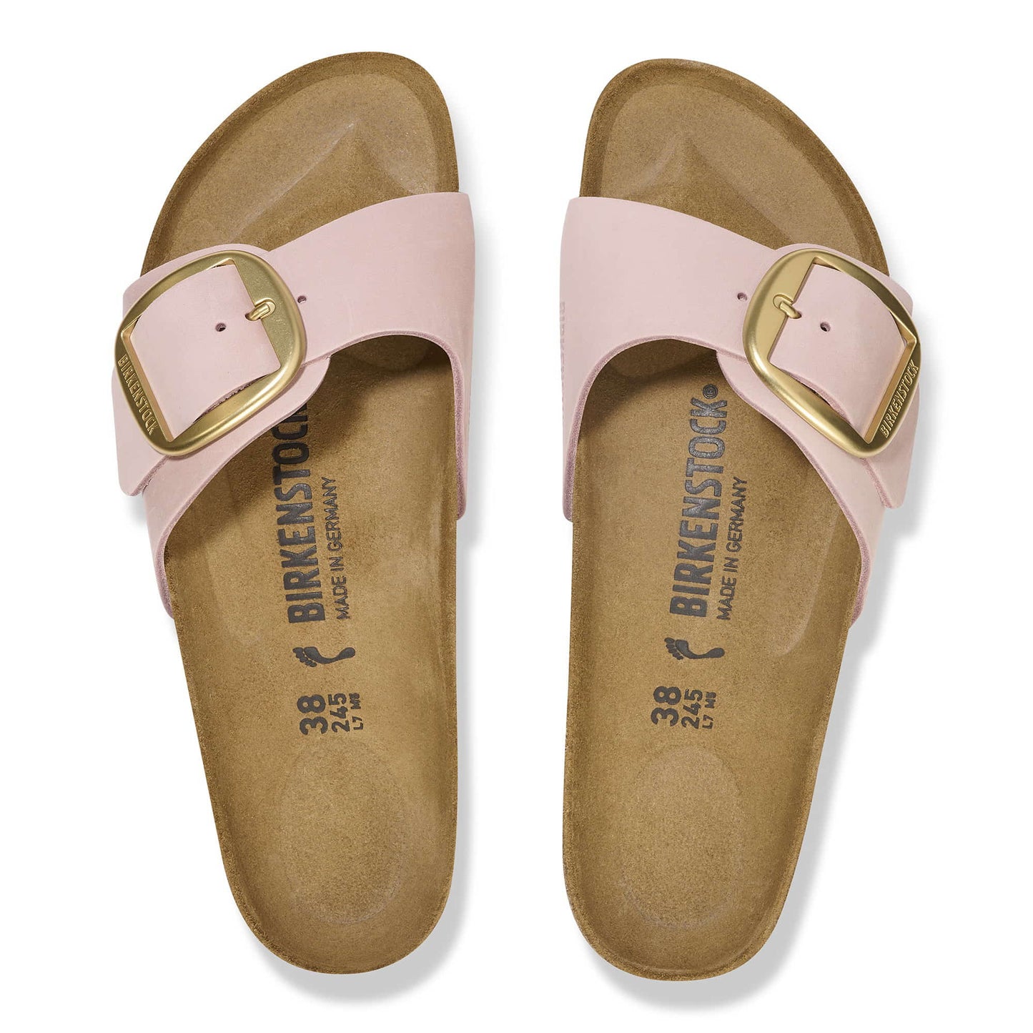 Madrid Big Buckle Nubuck Leather