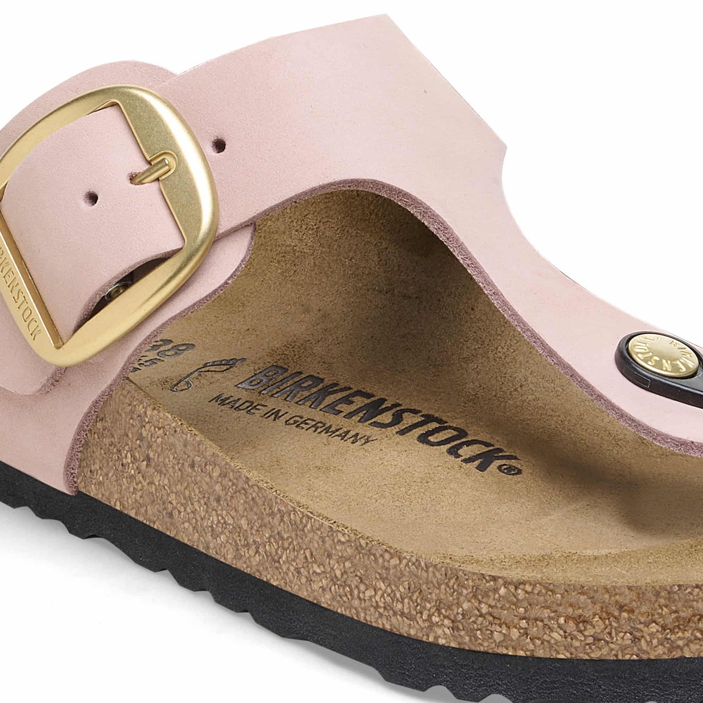 Gizeh Big Buckle Nubuck Leather