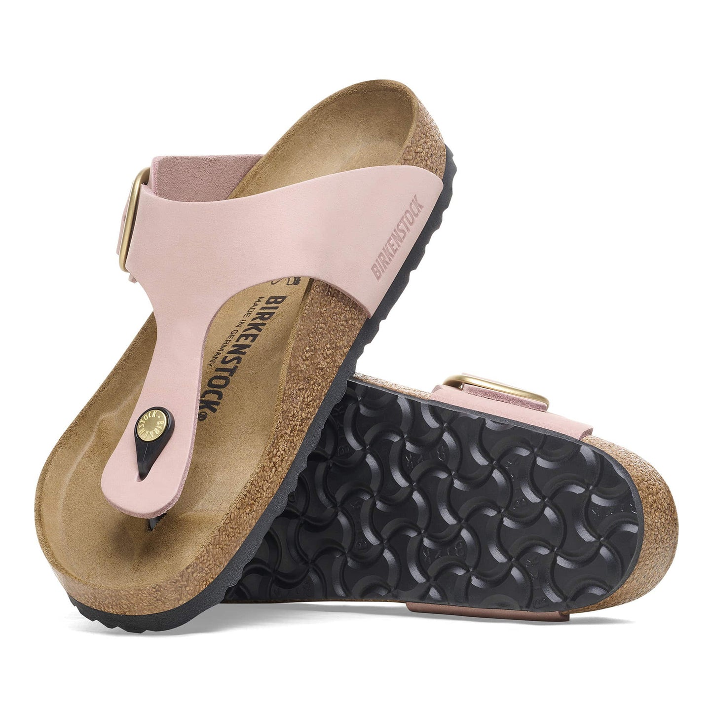 Gizeh Big Buckle Nubuck Leather