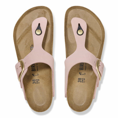 Gizeh Big Buckle Nubuck Leather