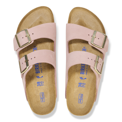 Arizona Soft Footbed Nubuk Leather Soft Pink