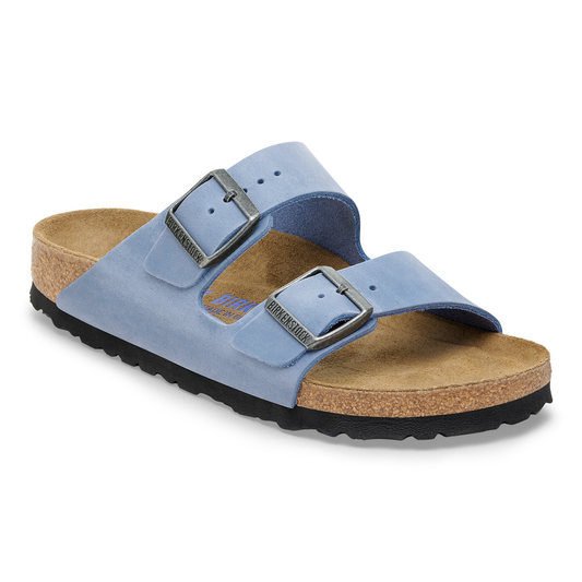 Arizona Soft Footbed Natural Leather Oiled Elemental Blue