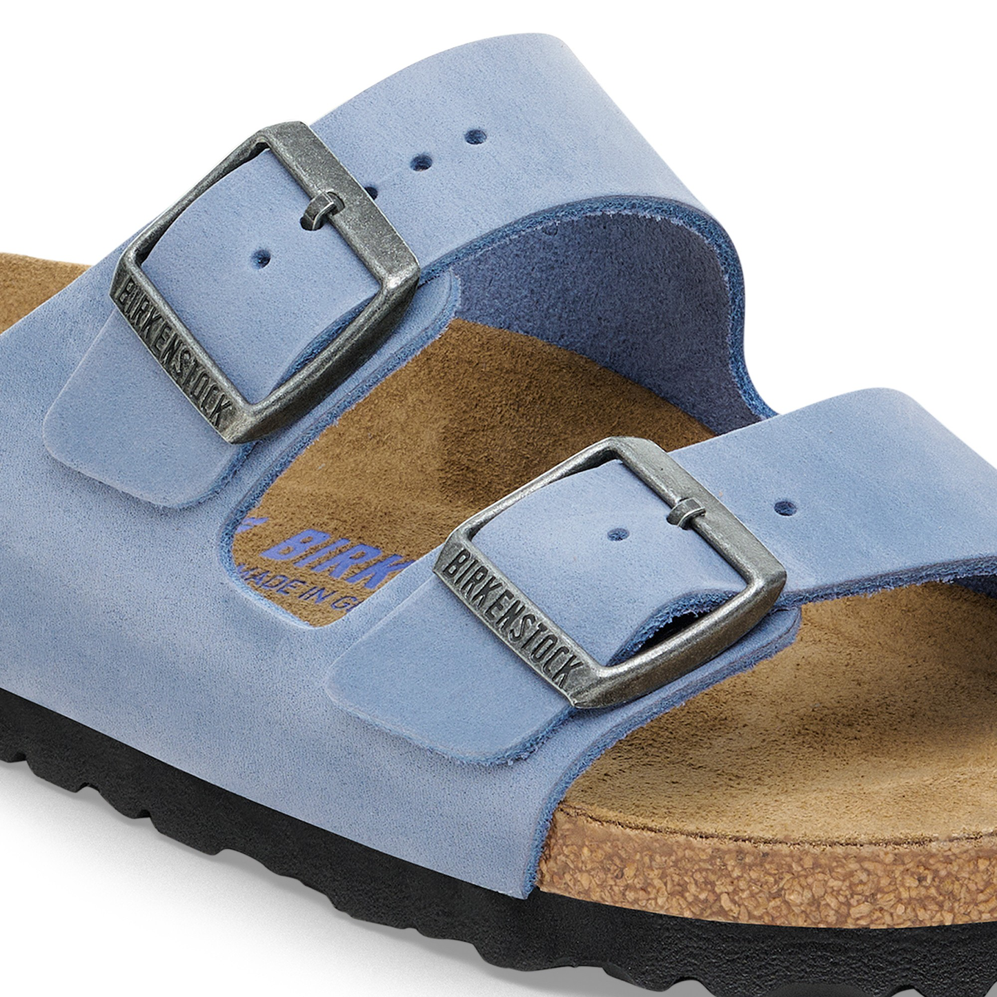 Arizona Soft Footbed Natural Leather Oiled Elemental Blue