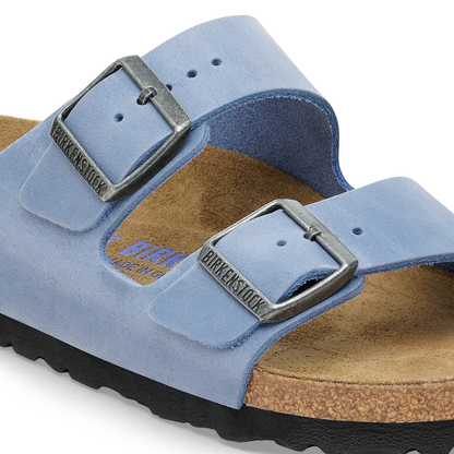 Arizona Soft Footbed Natural Leather Oiled Elemental Blue