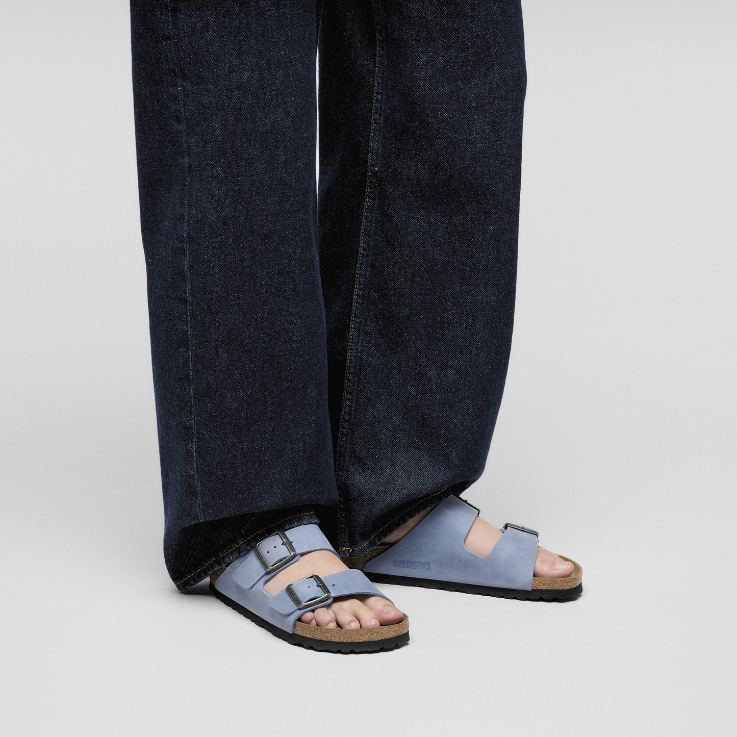Arizona Soft Footbed Natural Leather Oiled Elemental Blue