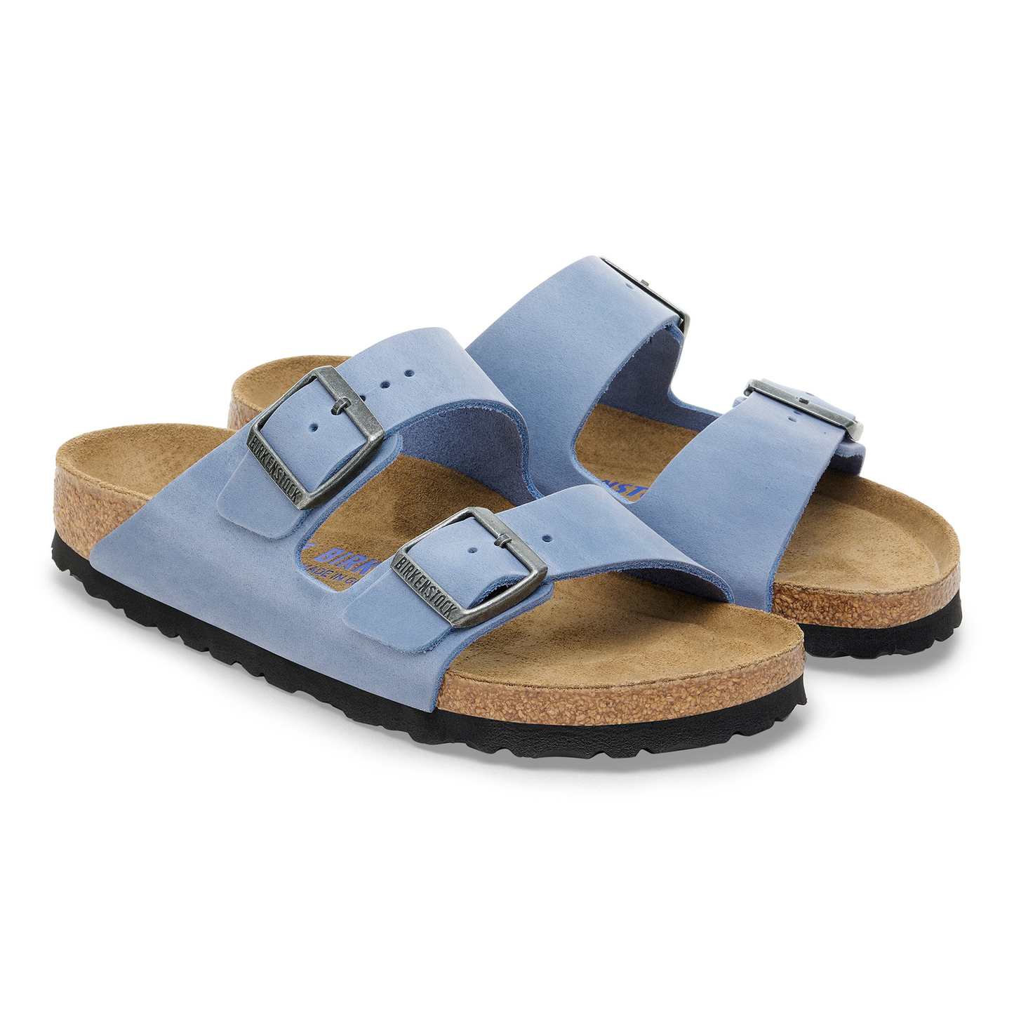 Arizona Soft Footbed Natural Leather Oiled Elemental Blue