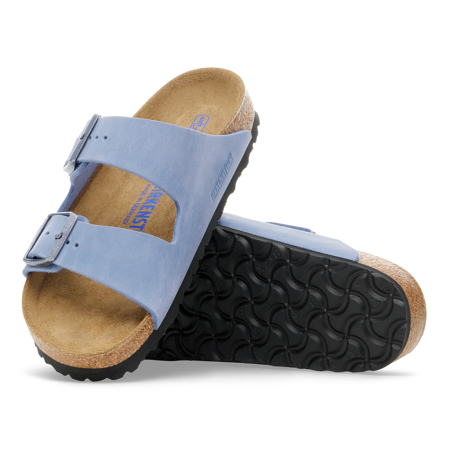 Arizona Soft Footbed Natural Leather Oiled Elemental Blue