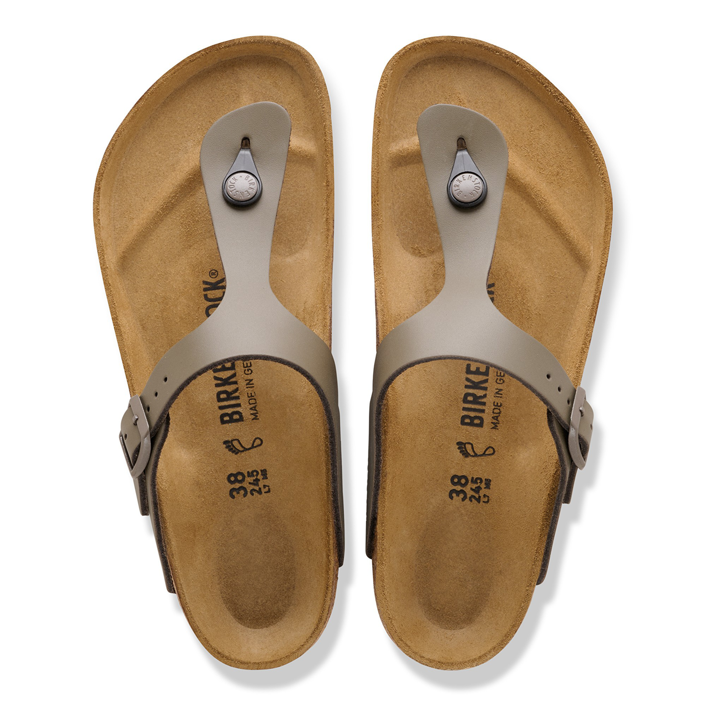 Gizeh BS Natural Leather Concrete Gray