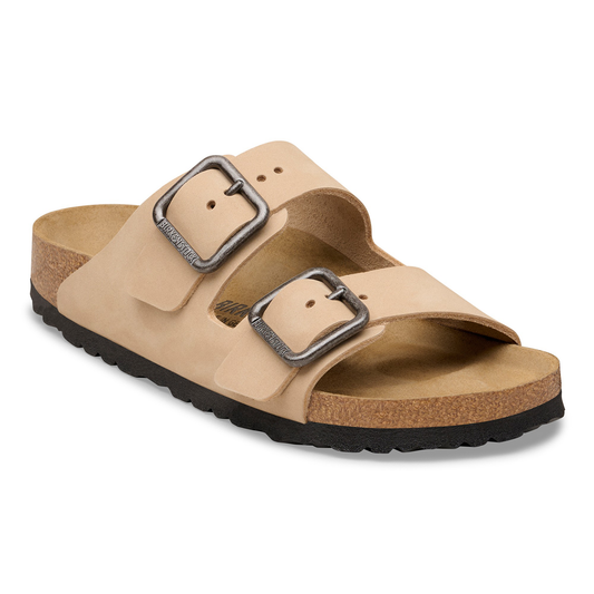 Arizona Wire Buckle Nubuk Leather Sandcastle