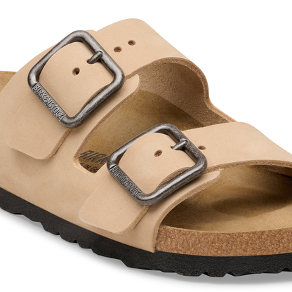 Arizona Wire Buckle Nubuk Leather Sandcastle