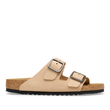 Arizona Wire Buckle Nubuk Leather Sandcastle