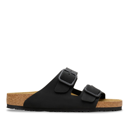 Arizona Wire Buckle Nubuk Leather Black