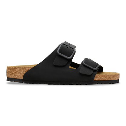 Arizona Wire Buckle Nubuk Leather Black