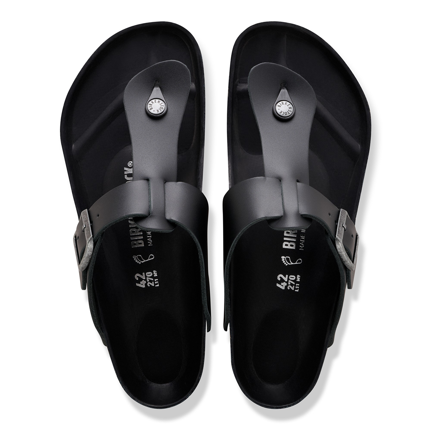 Safaga Natural Leather Black