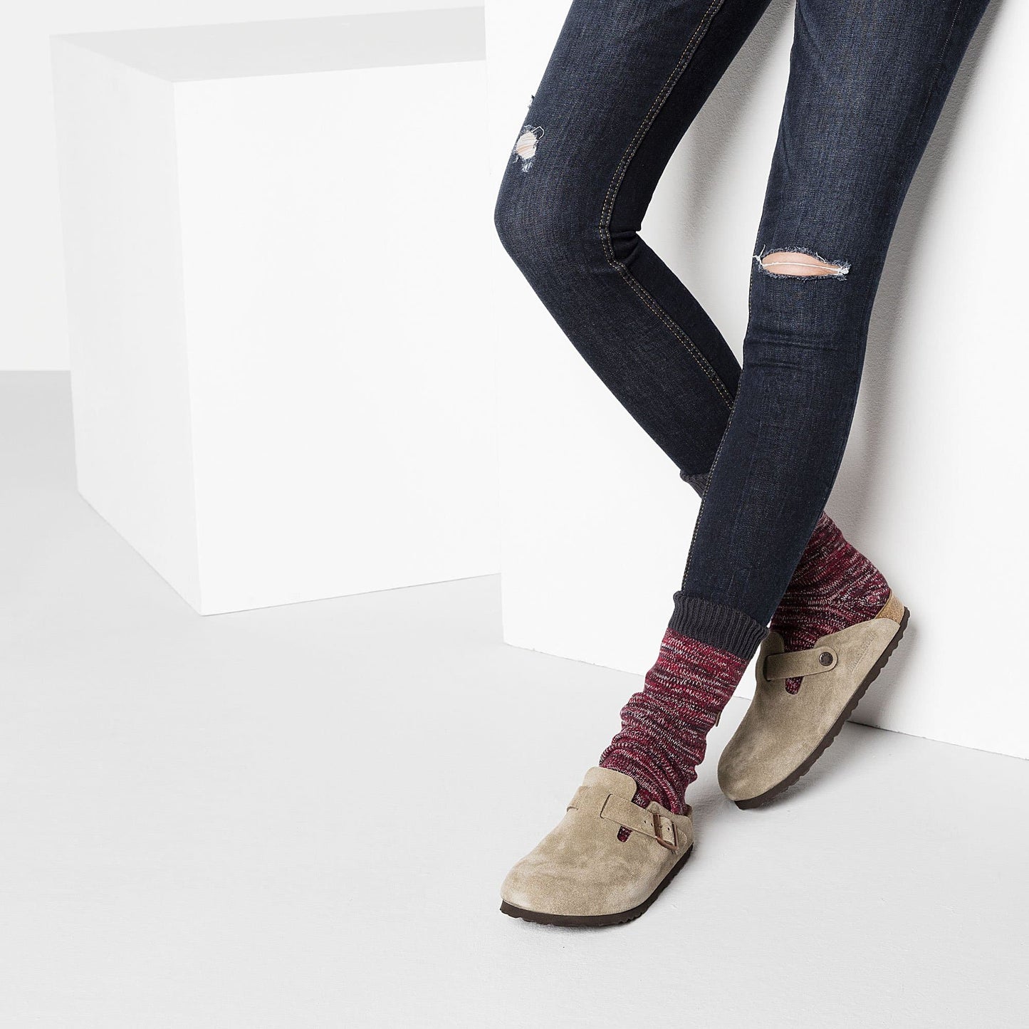 Boston Soft Footbed Suede Leather